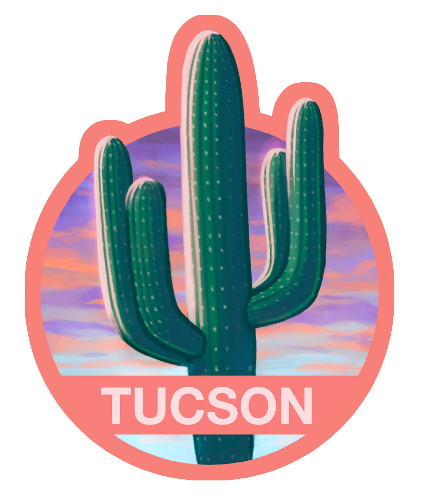 Tucson Saguaro Sticker