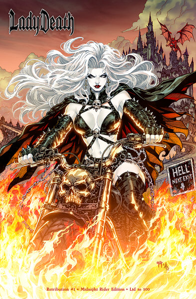 Lady Death: Retribution #1 - Midnight Rider Edition